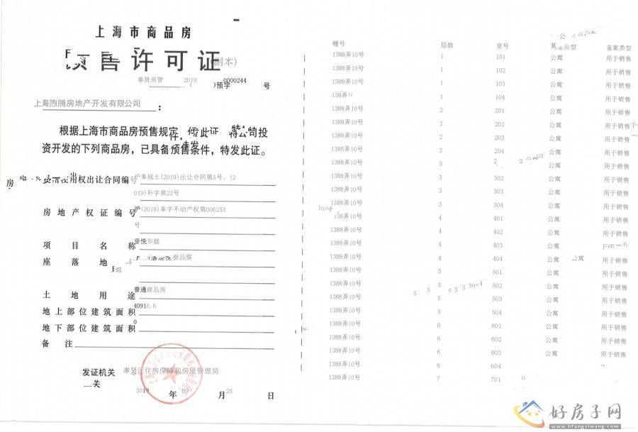 楼盘证照