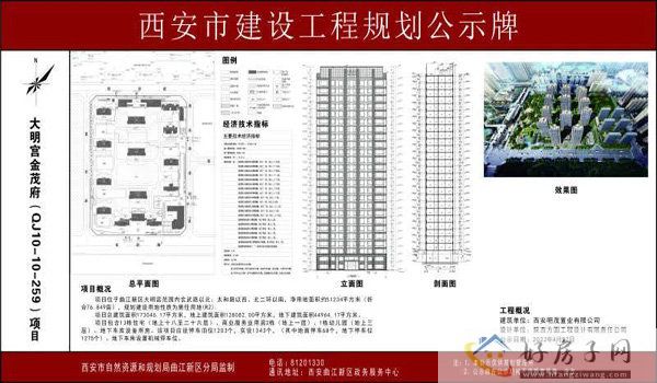 大明宫金茂府规划公示(图1)